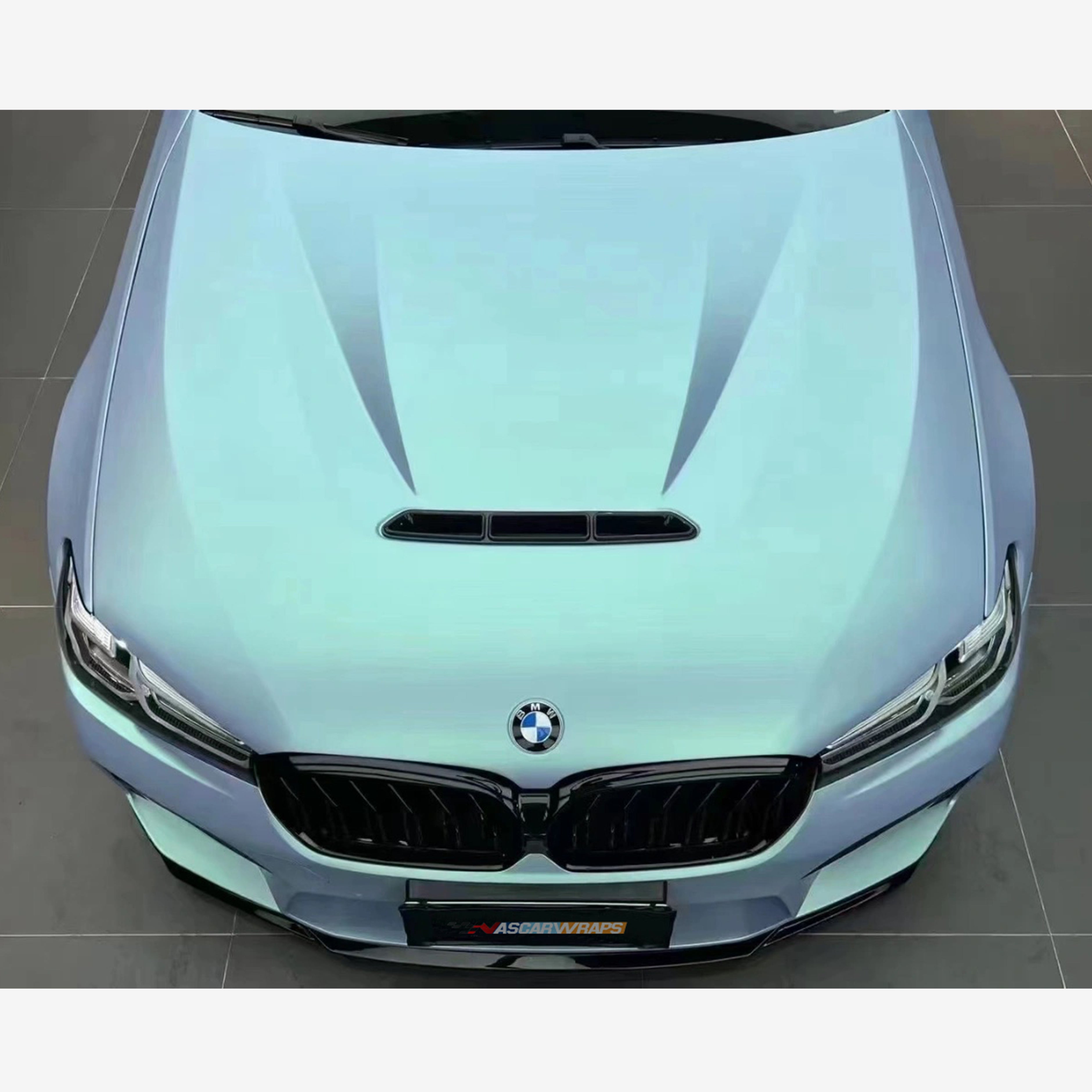 Matte Satin Metallic Lake Green Vinyl Wrap - Nascarwraps Film